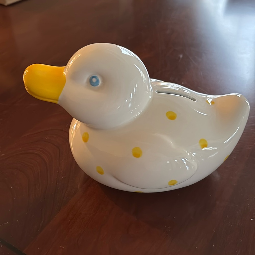 Tiffany & Co ceramic duck piggy bank